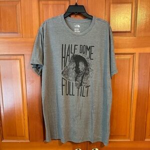 North Face graphic tee shirt. Size XXL. Heather gray color.